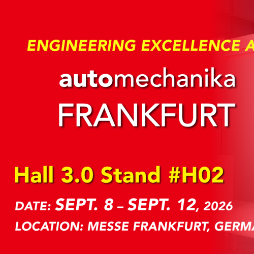 ENGINEERING EXCELLENCE AT AUTOMECHANIKA 2026